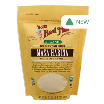 Wholesale Bob'S Red Mill Golden Masa Harina Corn Flour 22 Oz Pouch- Bulk