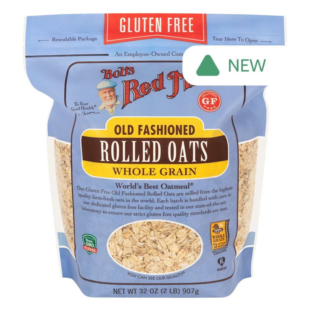 Wholesale Bob'S Red Mill Gluten Free Old Fashion Rolled Oats 32 Oz Pouch- Bulk