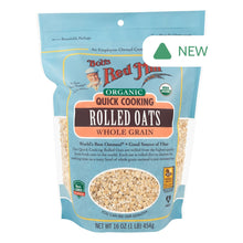 Wholesale Bob'S Red Mill Organic Quick Cooking Rolled Oats 16 Oz Pouch- Bulk