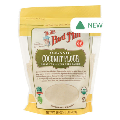 Wholesale Bob'S Red Mill Organic Coconut Flour 16 Oz Pouch- Bulk