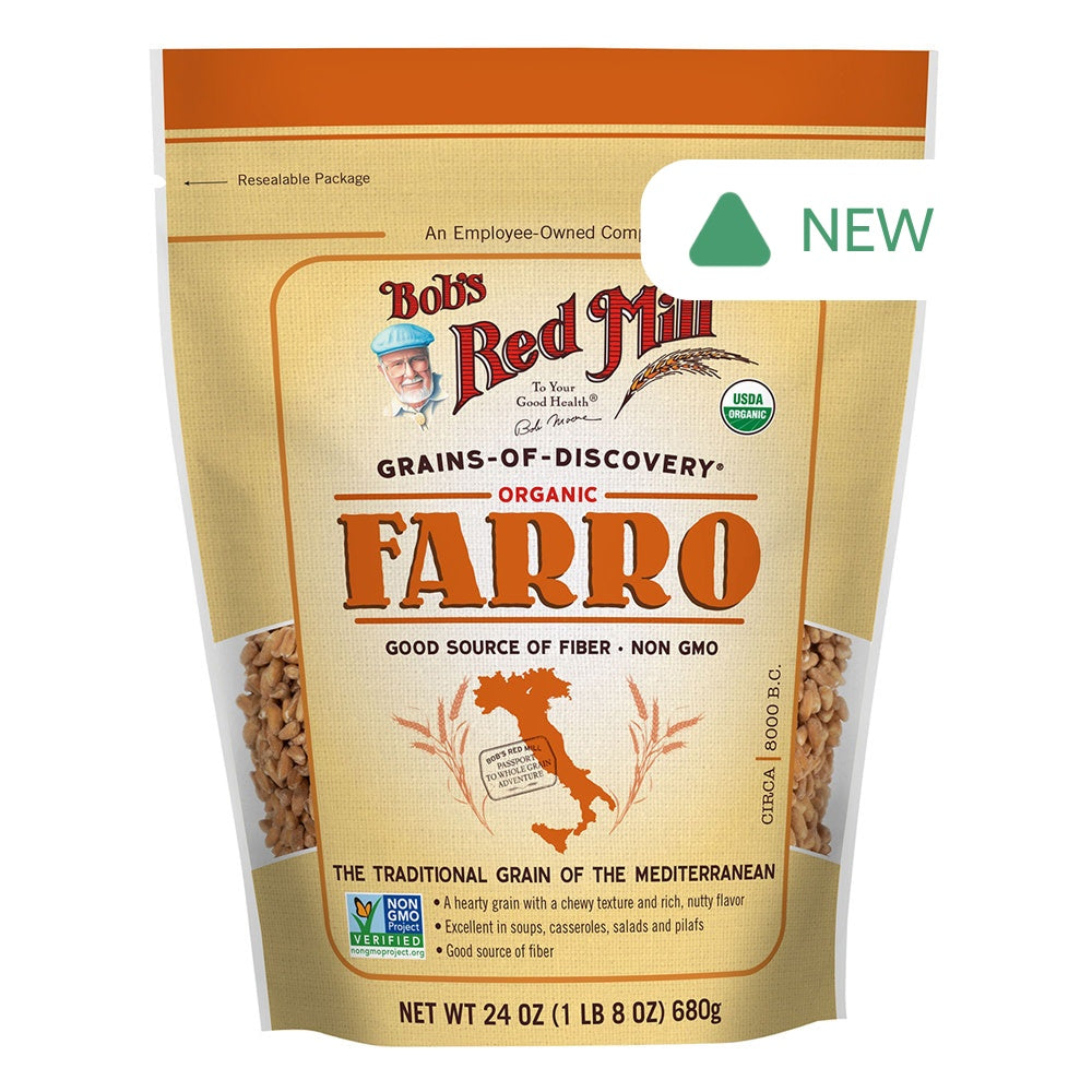 Wholesale Bob'S Red Mill Organic Farro Grain 24 Oz Pouch- Bulk