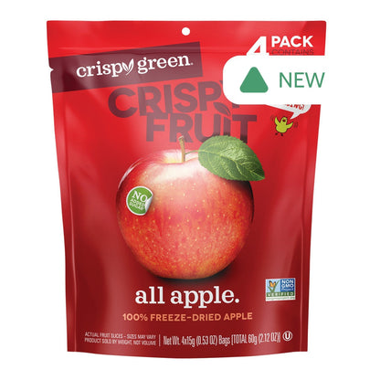 Wholesale Crispy Green All Apple Multi Pack 4 Count 2.12 Oz Pouch- Bulk