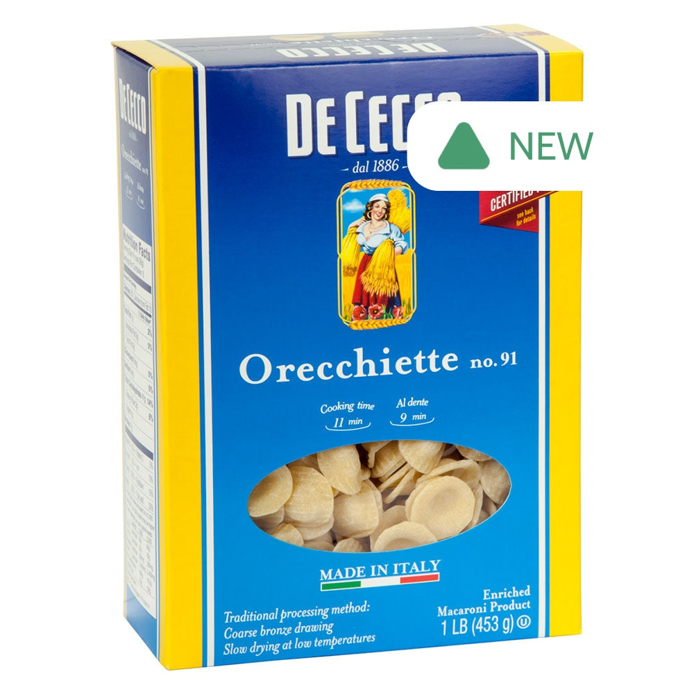 Wholesale De Cecco Orecchiette Pasta 16 Oz Box # 91- Bulk