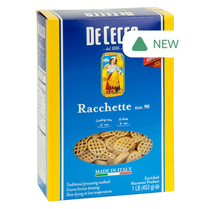 Wholesale De Cecco Racchette Pasta 16 Oz Box # 90- Bulk