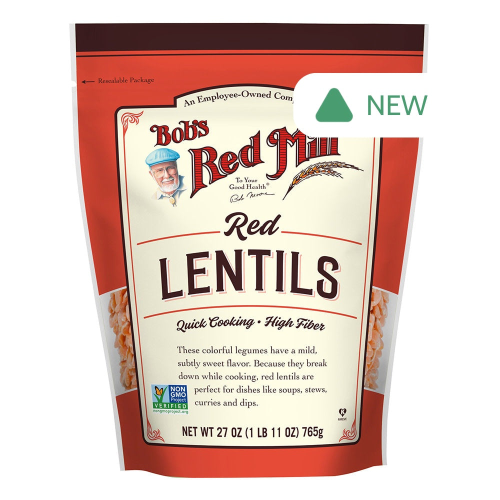 Wholesale Bob'S Red Mill Red Lentils 27 Oz Pouch- Bulk