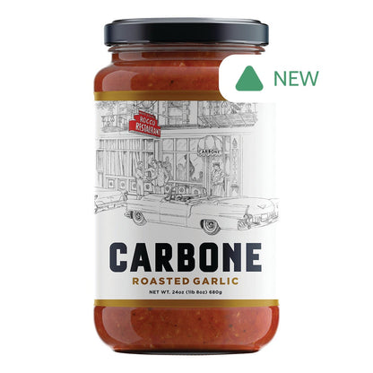 Wholesale Carbone Roasted Garlic Pasta Sauce 24 Oz Jar- Bulk