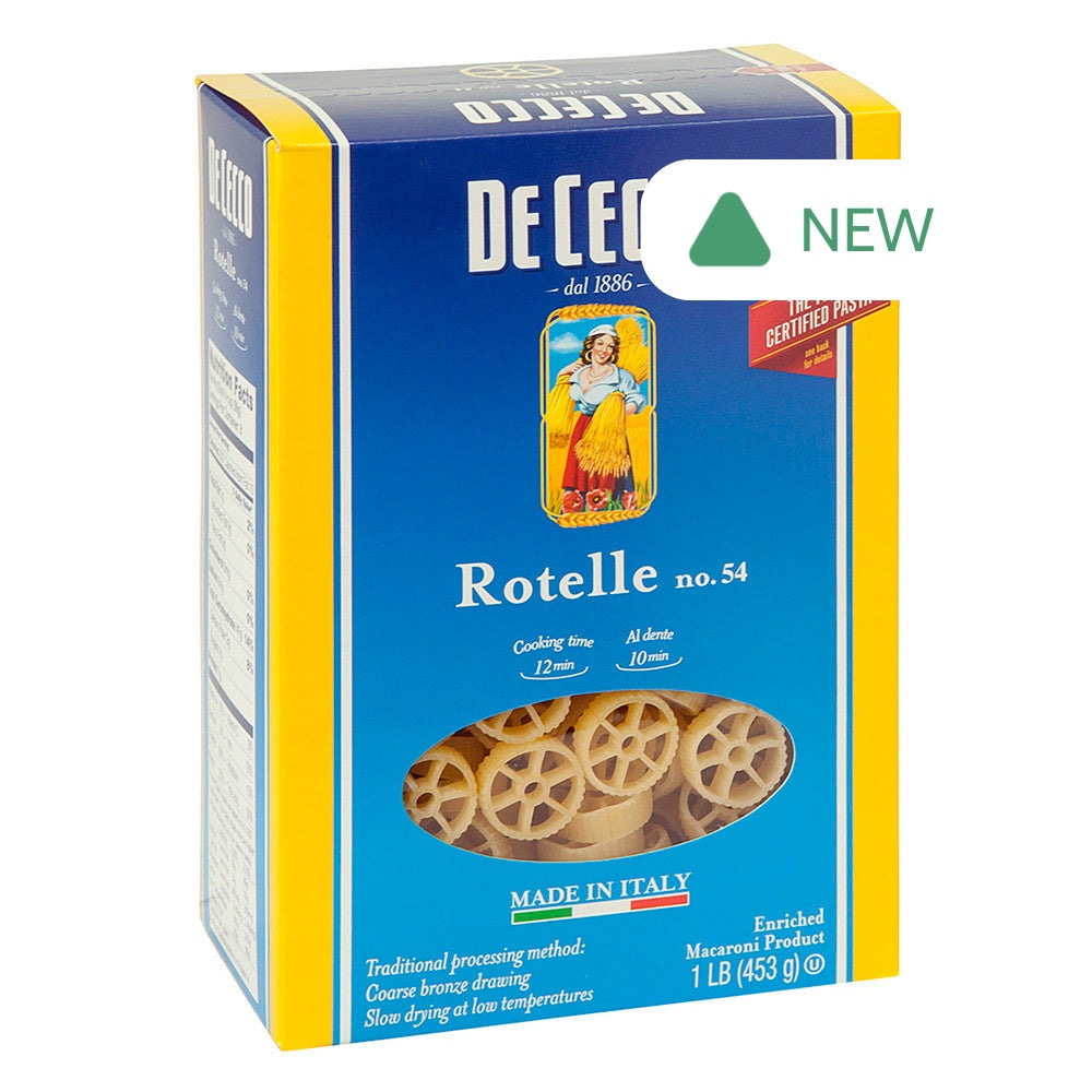 Wholesale De Cecco Rotelle Pasta 16 Oz Box # 54- Bulk