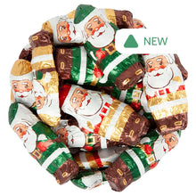 Wholesale Mini Dark Chocolate Santas- Bulk