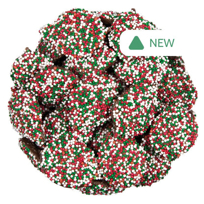 Wholesale BoxNCase Milk Chocolate Christmas Nonpareils- Bulk