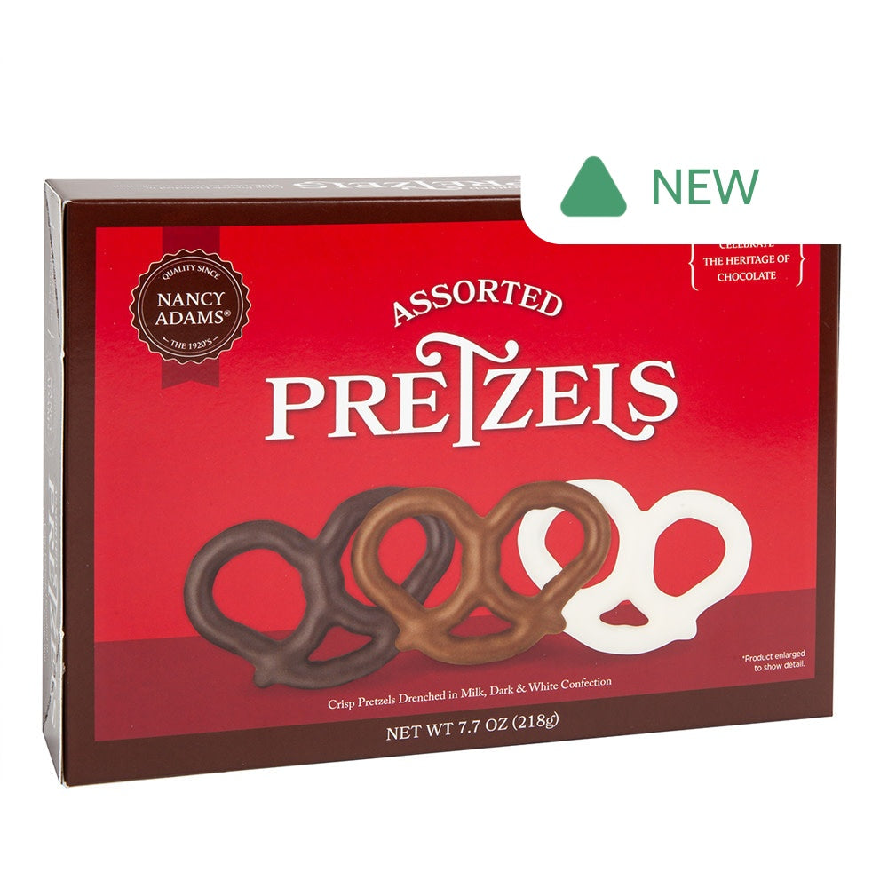 Wholesale Nancy Adams Assorted 3 Ring Pretzel 7.7 Oz Box- Bulk