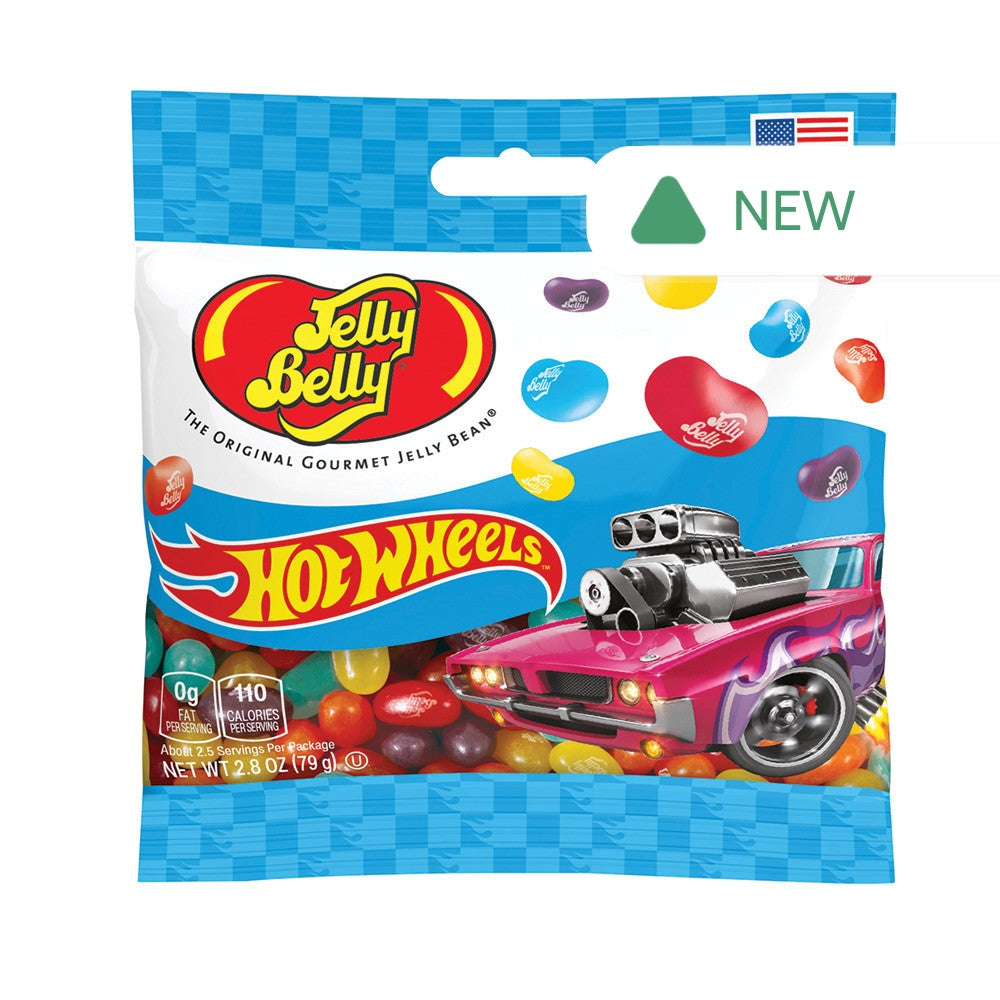 Wholesale Jelly Belly Hot Wheels Assorted 2.8 Oz Peg Bag- Bulk