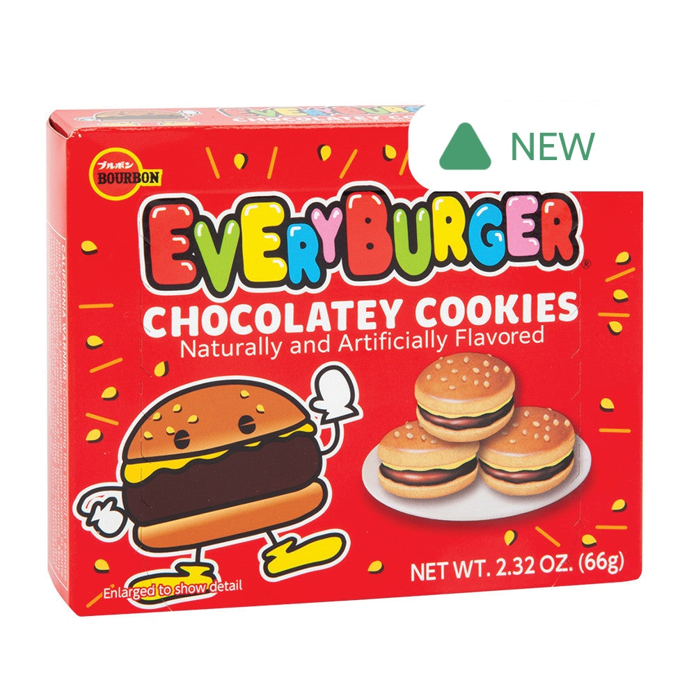 Wholesale Everyburger Burger Shaped Chocolatey Filled Cookies 2.32 Oz Box- Bulk
