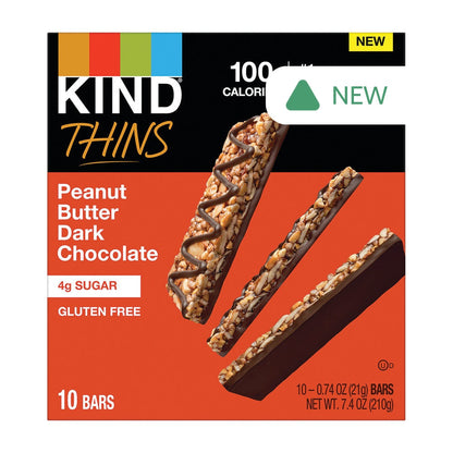 Wholesale Kind Peanut Butter Dark Chocolate Thins 7.4 Oz Box- Bulk