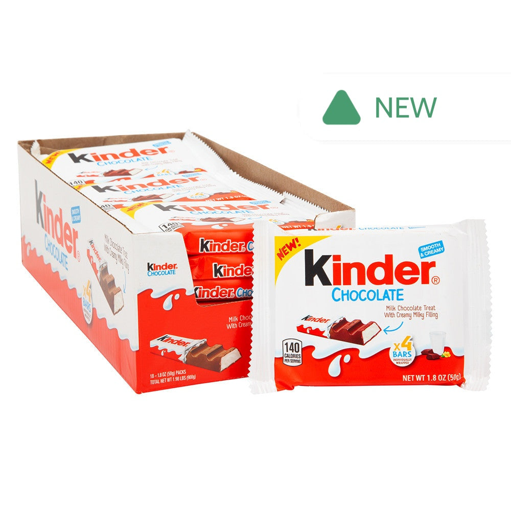 Wholesale Kinder Milk Chocolate Cream Filled 1.8 Oz Bar- Bulk