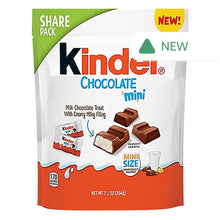 Wholesale Kinder Mini Chocolate Filled Bars 7.2 Oz Bag- Bulk