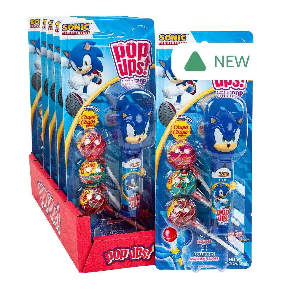 Wholesale Sonic The Hedgehog Pop Ups! 1.26 Oz- Bulk