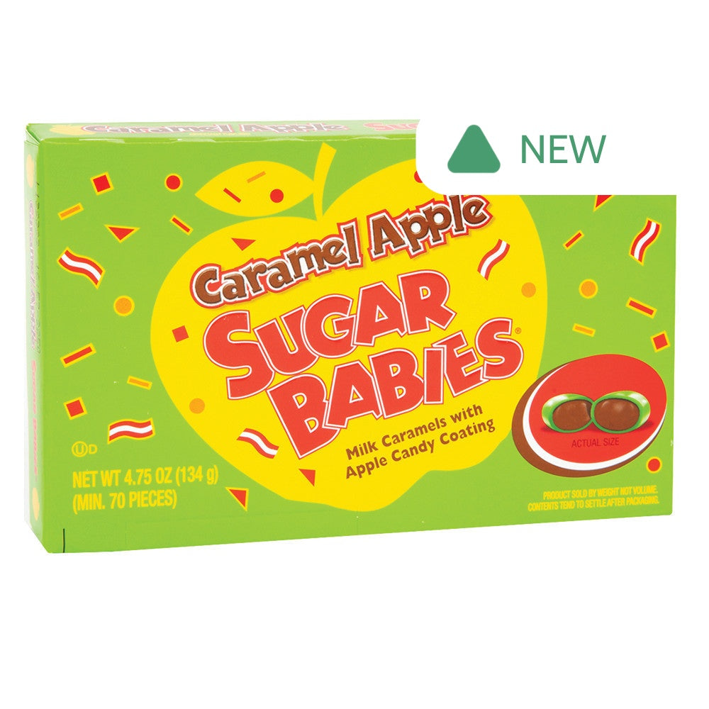 Wholesale Sugar Babies Caramel Apple 5 Oz Theater Box- Bulk