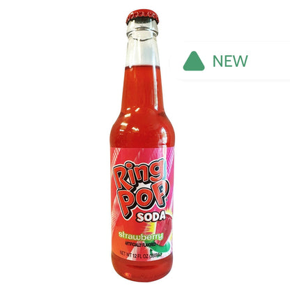 Wholesale Ring Pop Strawberry Soda 12 Oz Bottle- Bulk