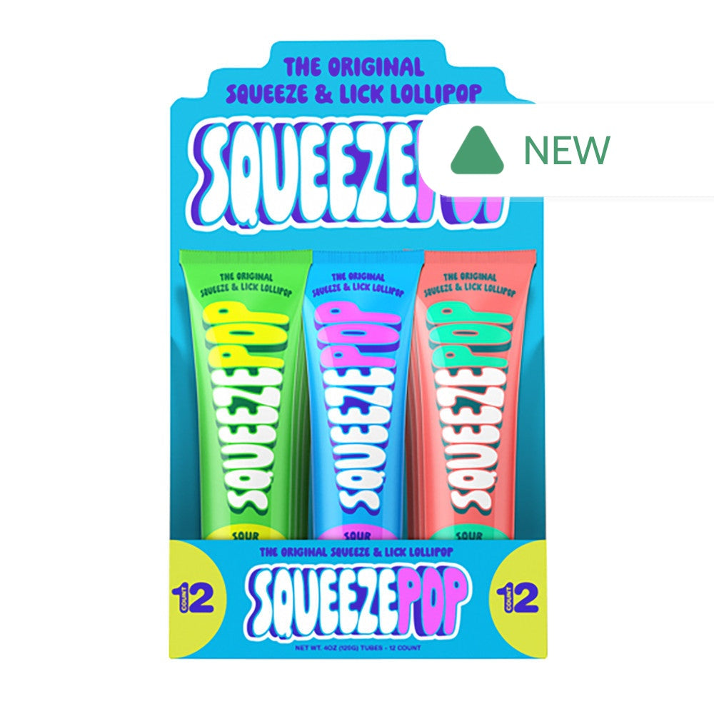Wholesale Squeeze Pop Assorted 4 Oz Tube- Bulk