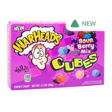 Wholesale Warheads Sour Berry Mix Cubes 3.5 Oz Theater Box- Bulk