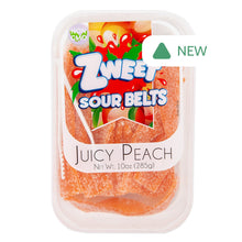 Wholesale Zweet Peach Sour Belts 10 Oz Tub *Sf Dc Only*- Bulk