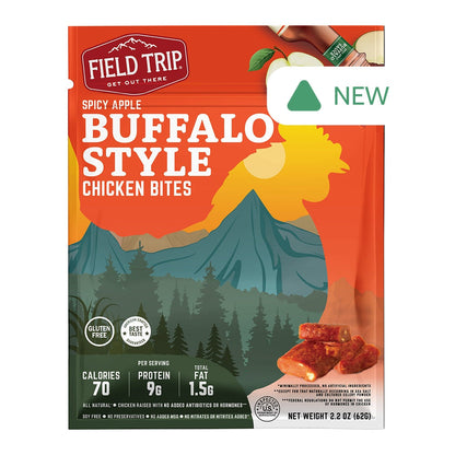 Wholesale Field Trip Spicy Buffalo Apple Chicken Bites 2.2 Oz Peg Bag- Bulk