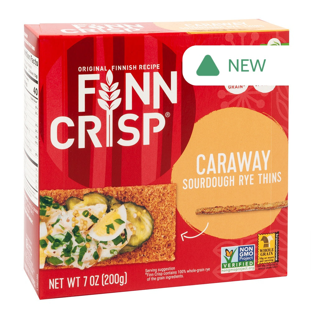 Wholesale Finn Crisp Caraway Thin Crispbread 7 Oz Box- Bulk