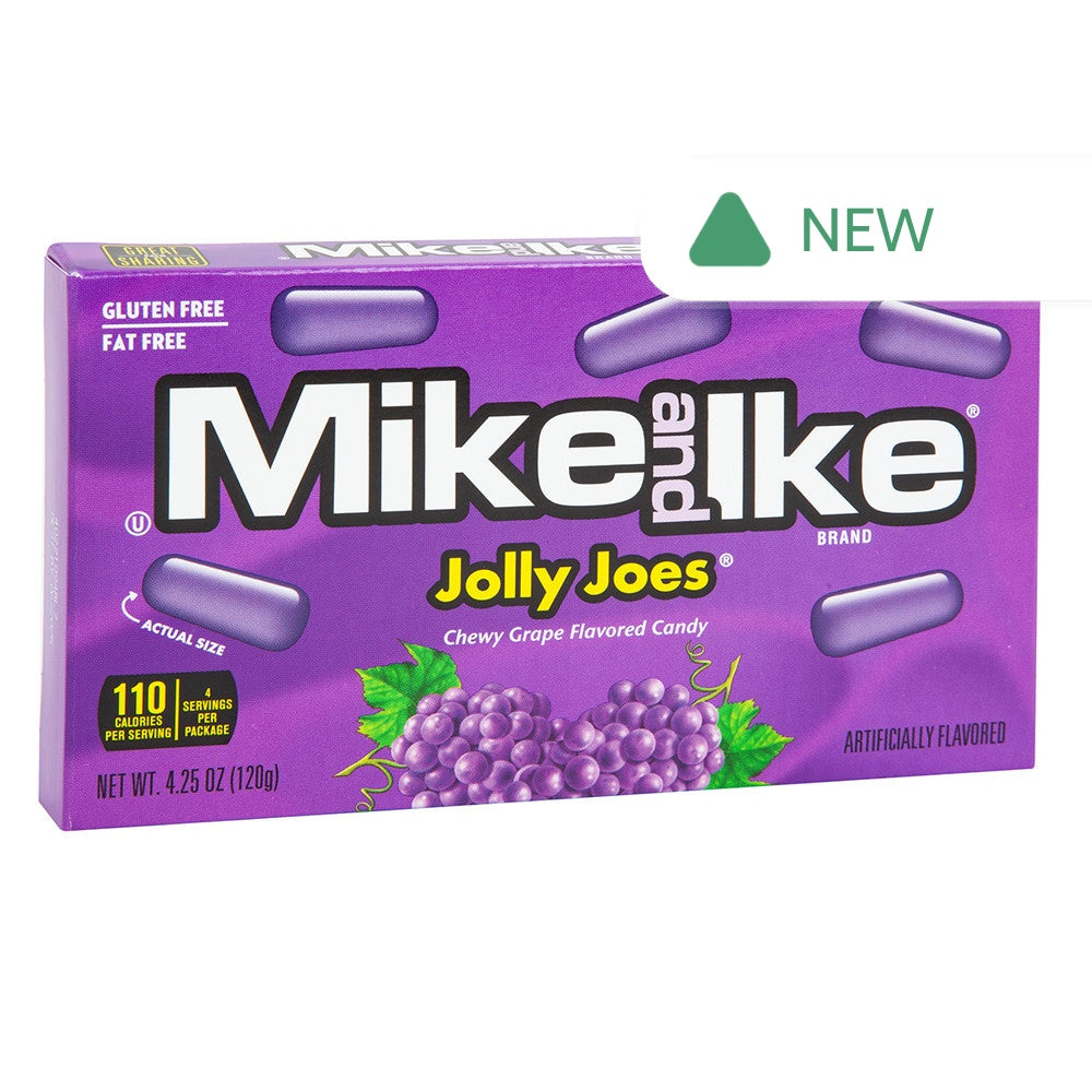 Wholesale Mike And Ike Jolly Joes Grape Theater Box- Bulk