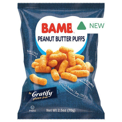 Wholesale Gratify Bamba Peanut Puffs 2.5 Oz Bag- Bulk