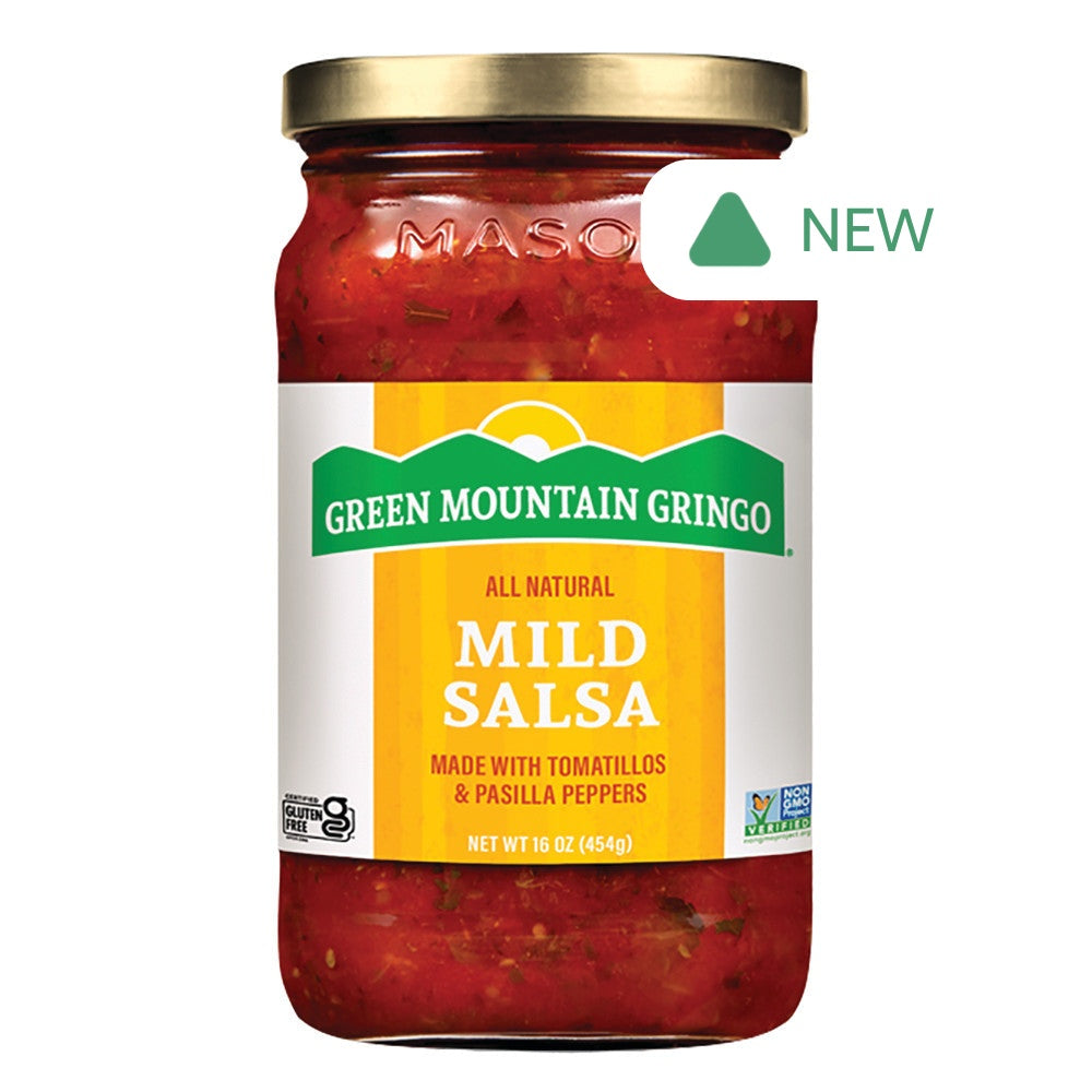 Wholesale Green Mountain Gringo Mild Salsa 16 Oz Jar- Bulk