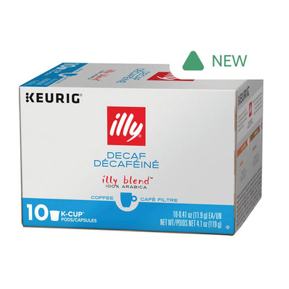 Wholesale Illy K-Cups Pods Decaf Coffee 4.1 Oz 10 Count Box- Bulk