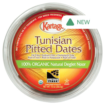 Wholesale Imported Organic Pitted Dates Cups 10 Oz Pk12/Cs- Bulk