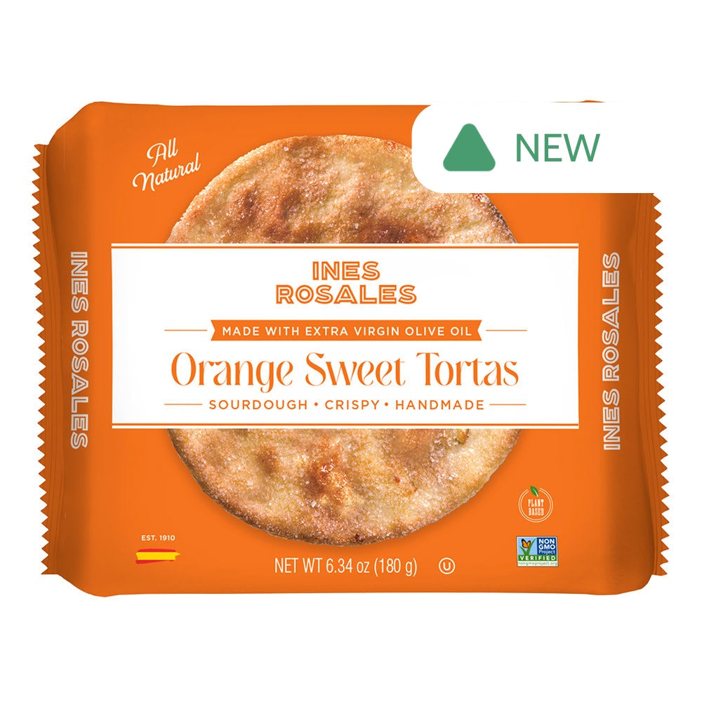 Wholesale Ines Rosales Orange Tortas 6 Pc 6.34 Oz- Bulk