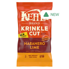 Wholesale Kettle Krinkle Cut Habanero Lime Potato Chips 5 Oz Bag- Bulk