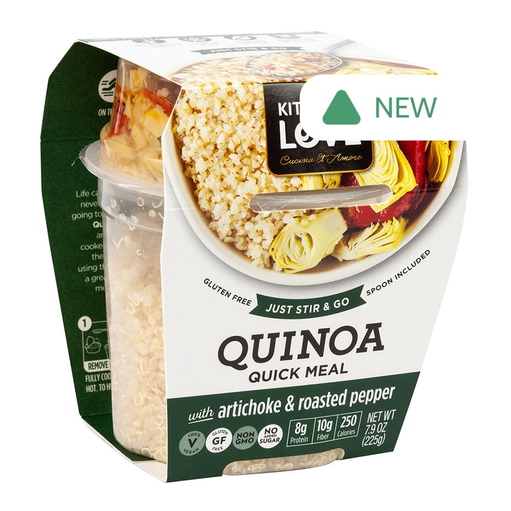 Wholesale Kitchen & Love Ready To Eat Quinoa Artichoke & Roasted Peppers 7.9 Oz- Bulk