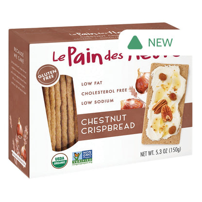 Wholesale Le Pain Des Fleurs Chestnut Crispbread 4.4 Oz Box- Bulk