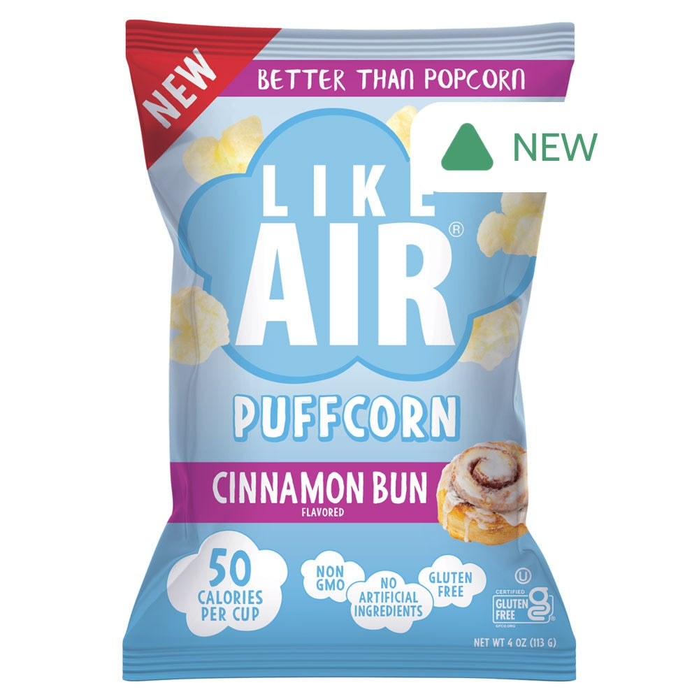 Wholesale Like Air Cinnamon Bun Puffcorn 4 Oz Bag- Bulk