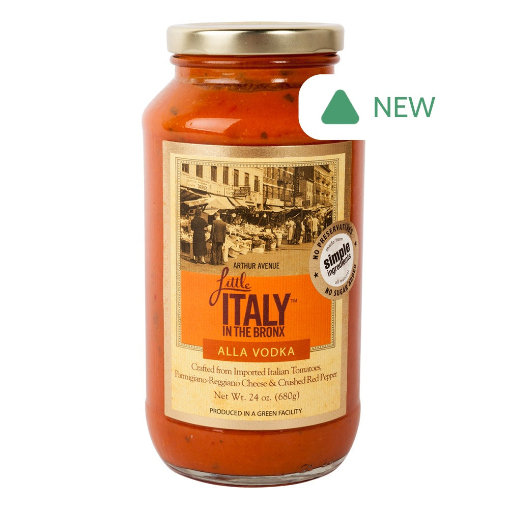 Wholesale Little Italy In The Bronx Alla Vodka Sauce 24 Oz Jar- Bulk