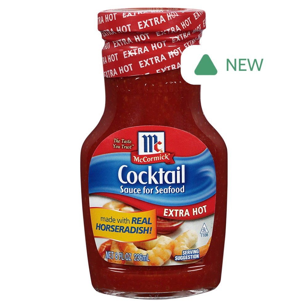 Wholesale Mccormick Extra Hot Seafood Cocktail Sauce 8 Oz Bottle- Bulk