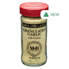 Wholesale Morton & Bassett 100% Organic Granulated Garlic 2.6 Oz Shaker- Bulk