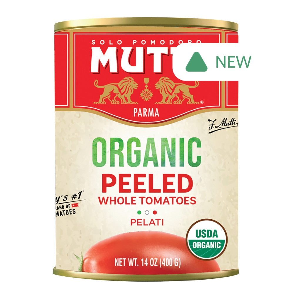 Wholesale Mutti Organic Whole Peeled Tomatoes Pelati 14 Oz Can- Bulk