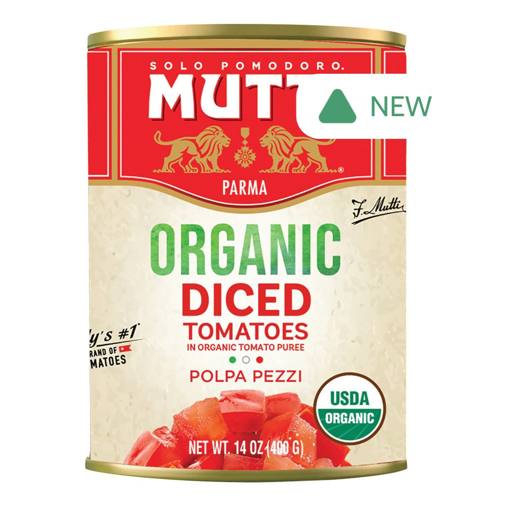 Wholesale Mutti Organic Diced Tomatoes Polpa 14 Oz Can- Bulk
