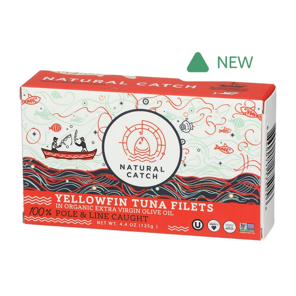 Wholesale Natural Catch Original Evoo Yellowfin Tuna 4.4 Oz Box- Bulk