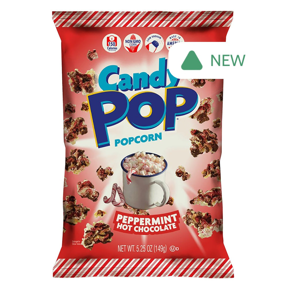 Wholesale Candy Pop Peppermint Candy Popcorn 5.25 Oz Bag- Bulk