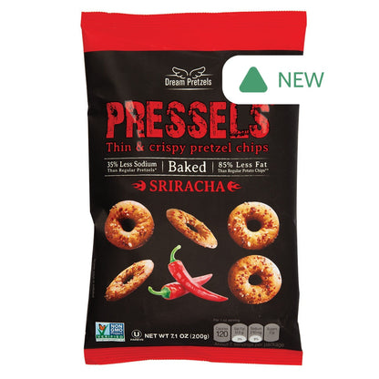 Wholesale Pressels Pretzel Chips Sriracha 7.1 Oz Bag- Bulk