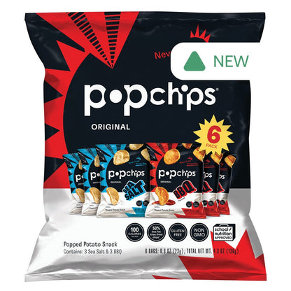 Wholesale Popchips Pillow Pack 6 Ct 4.8 Oz- Bulk