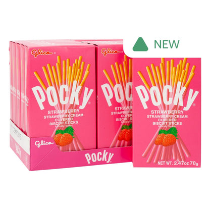 Wholesale Pocky Strawberry Cookie Stick 2.47 Oz Box- Bulk