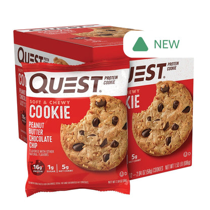 Wholesale Quest Peanut Butter Chocolate Chip Protein Cookie 2.04 Oz- Bulk