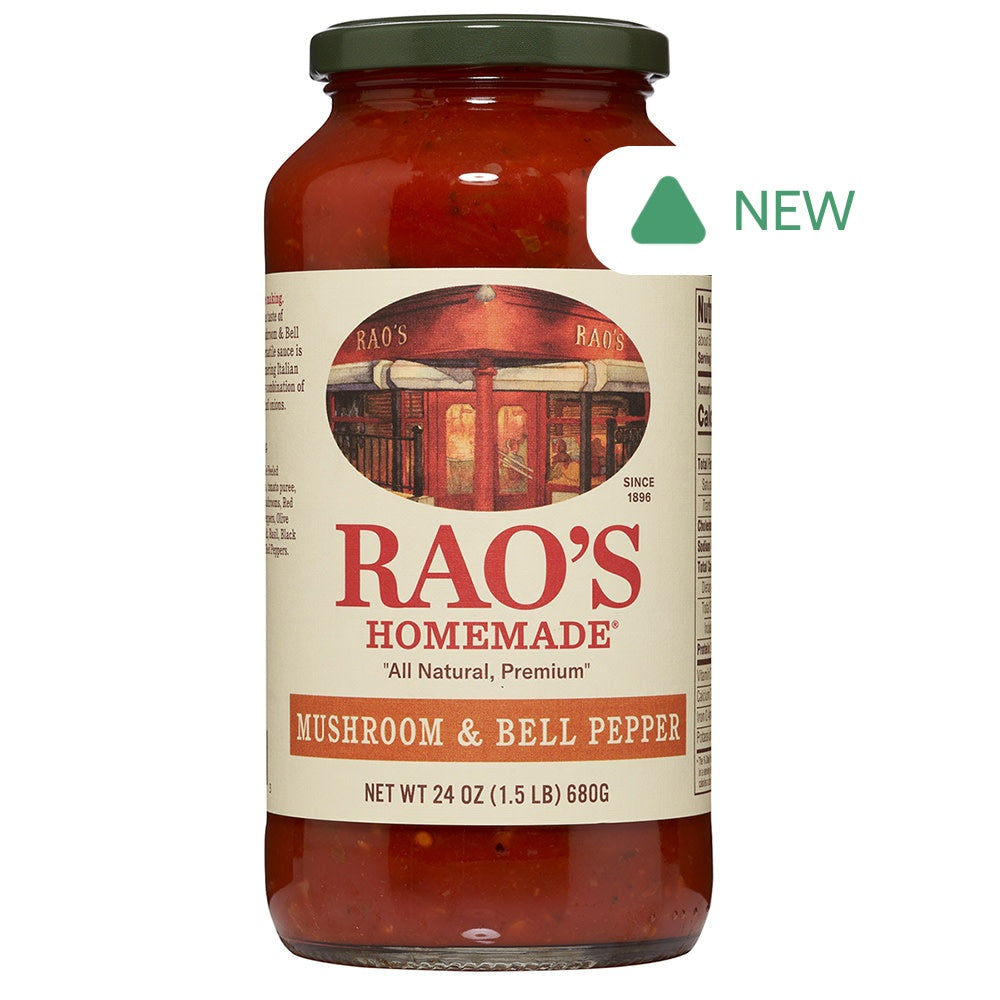 Wholesale Rao'S Mushroom And Bell Pepper Sauce 24 Oz Jar- Bulk