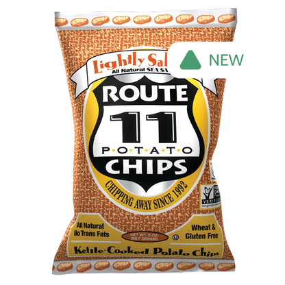 Wholesale Route 11 Lightly Salted Potato Chips 2 Oz Bag- Bulk